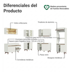 Cocina Integral de Esquina Reims 4.50 m con Encimera Blanco 01