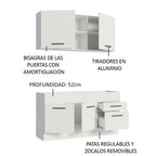 Cocina Integral Agata 1.50 Metros Blanco 02