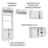 Cocina Integral Agata 2.70 m con Encimera 07