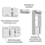 Cocina Integral Agata 2.70 Metros Blanco 08