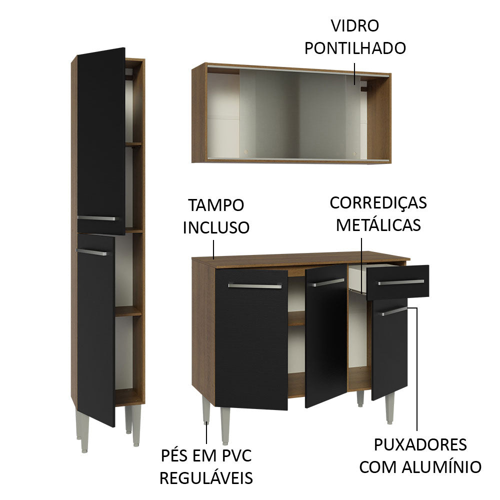 Cocina Integral Emilly 1.40 Metros 05