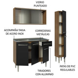 Cocina Integral Emilly 1.40 m con Mesón de Acero 07