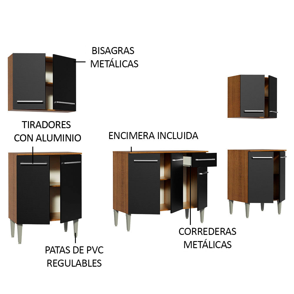 Cocina Integral Vicenza 2.90 m con Encimera 12