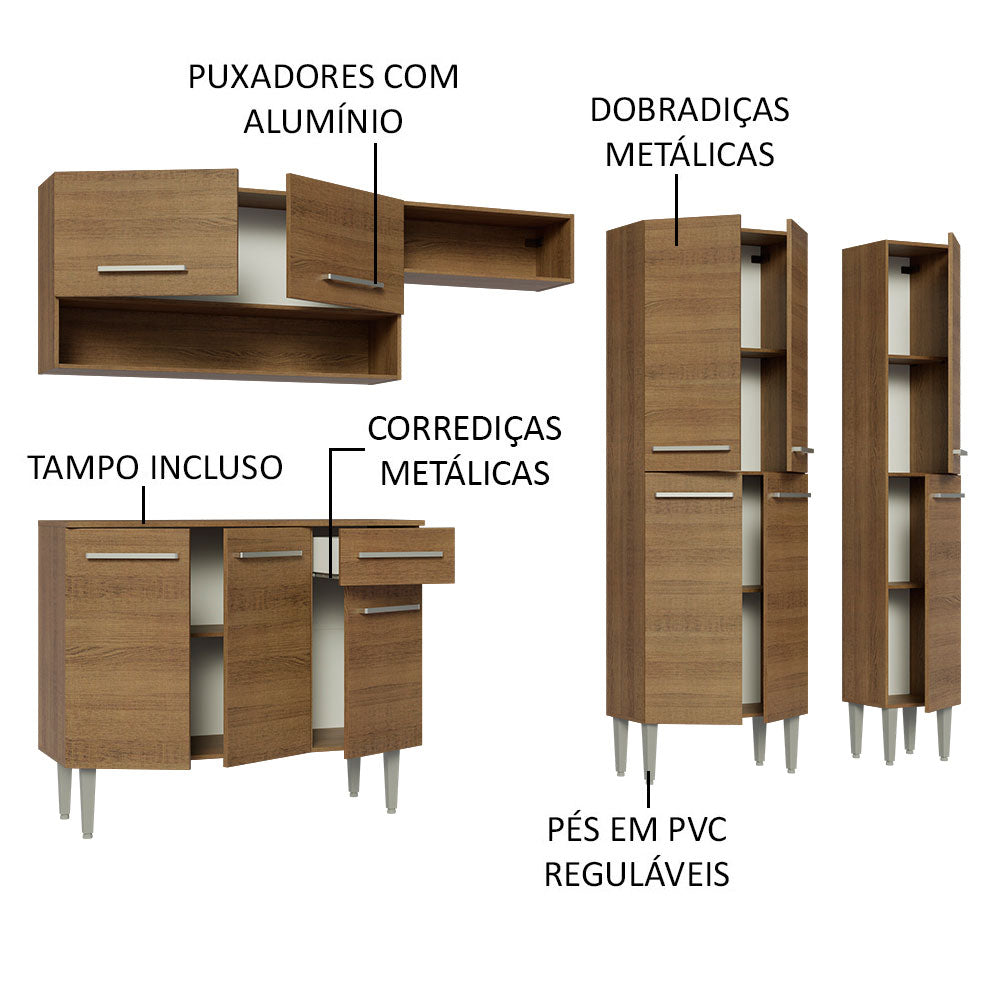 Cocina Integral Emilly 2.60 Metros 02