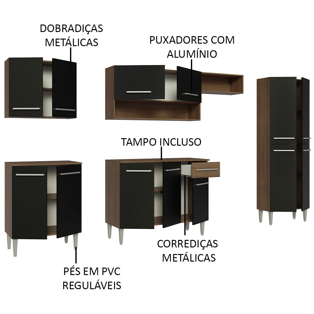Cocina Integral Emilly 2.90 Metros 01