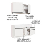 Cocina Integral Glamy 1.50 Metros Blanco 02