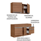 Cocina Integral Glamy 1.50 Metros Marrón 02