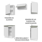 Cocina Integral Glamy 1.60 Metros Blanco 07