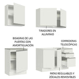 Cocina Integral Glamy 1.80 Metros 05