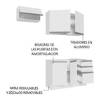 Cocina Integral Glamy 1.80 Metros Blanco 09