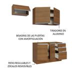 Cocina Integral Glamy 1.80 Metros Marrón 09