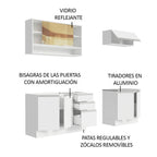 Cocina Integral Glamy 2.00 Metros Blanco 03