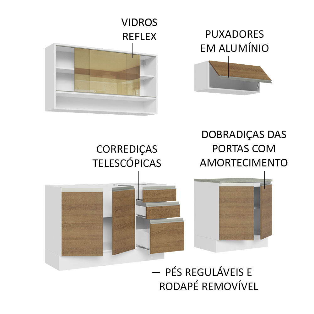Cocina Integral Glamy 2.00 Metros 03