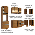 Cocina Integral Lazio 2.40 Metros Marrón