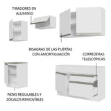 Cocina Integral Glamy 2.40 Metros 08