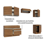 Cocina Integral Glamy 2.60 Metros Marrón 04