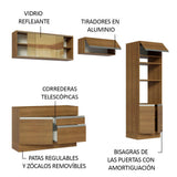 Cocina Integral Glamy 2.70 Metros 12