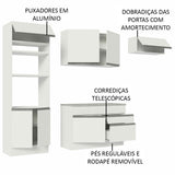 Cocina Integral Glamy 2.70 m con Encimera 14