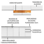Cocina Integral Mariana 2.80 Metros Blanco