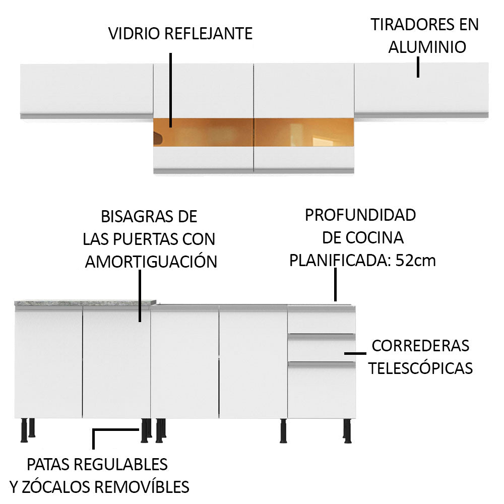 Cocina Integral Mariana 2.80 Metros SR