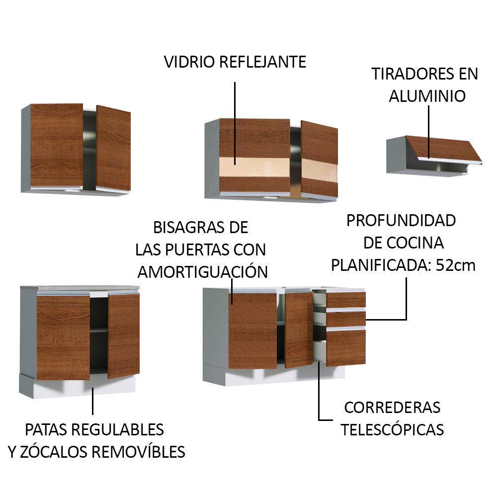 Cocina Integral Marcela 2.80 Metros