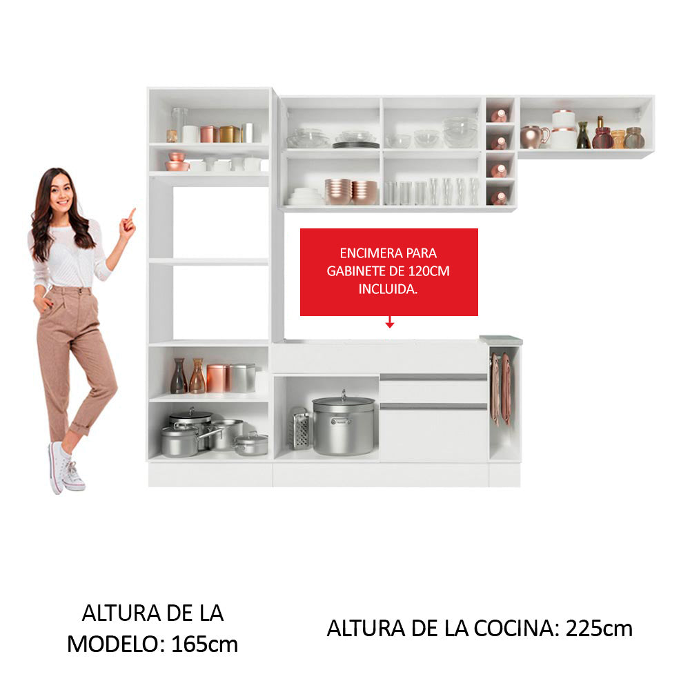 Cocina Integral Safira 2.90 m con Encimera 14