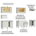 Cocina Integral Verona 3.00 Metros SR Blanco