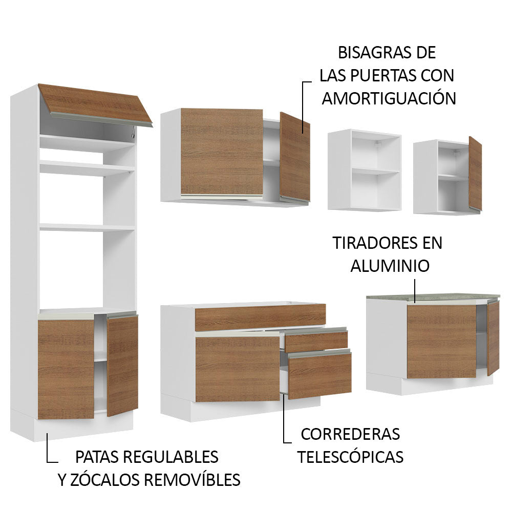 Cocina Integral Glamy 3.10 Metros 02