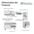 Cocina Integral Reims 2.50 m con Encimera Blanco 07