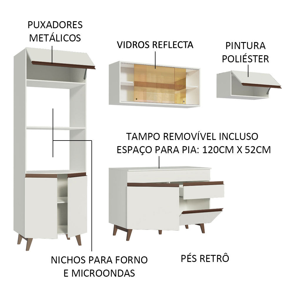 Cocina Integral Reims 2.60 m con Encimera 01