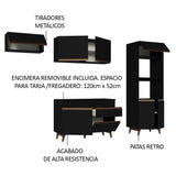 Cocina Integral Reims 2.60 m con Encimera 08