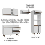 Cocina Integral Reims 2.60 m con Encimera 09