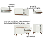 Cocina Integral Reims 2.60 m con Encimera Blanco 10