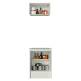 Kit Mueble de Cocina Superior y Mueble Bajo Topazio 60 cm