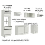 Cocina Integral Topazio 3.00 m con Encimera Blanco