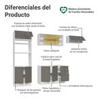 Cocina Integral Vik 2.70 Metros Blanco/Gris 04