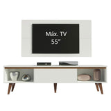 Centro de Entretenimiento para TV Reims Mesa y Panel Hasta 55 Pulgadas