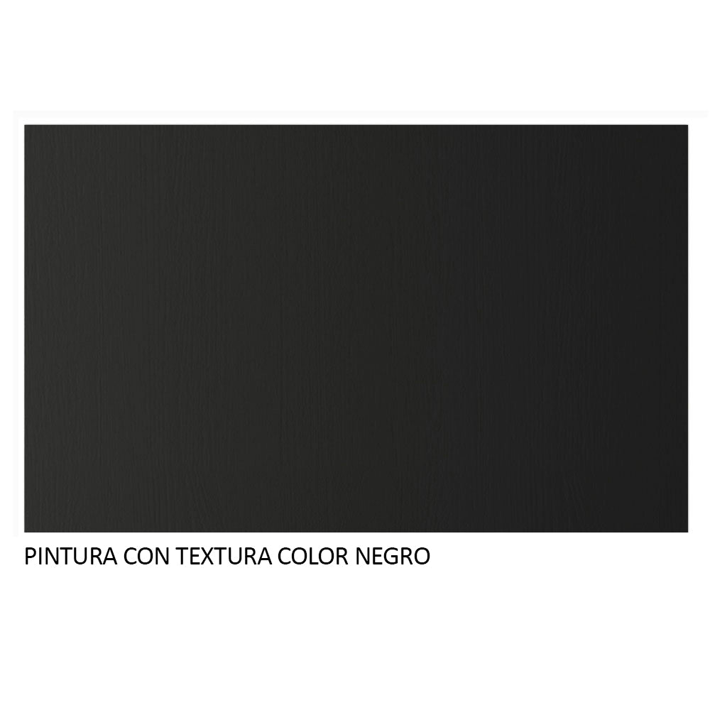 Escritorio de Oficina 136 cm Alaska + Mueble Estante Librero Negro Madesa