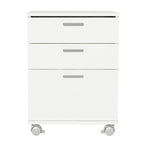 Cajonera para Baño 48 cm con 3 Cajones y Ruedas Blanco Madesa