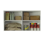 Gabinete Superior de Almacenamiento para Garaje 120 cm Multiuso Blanco Madesa