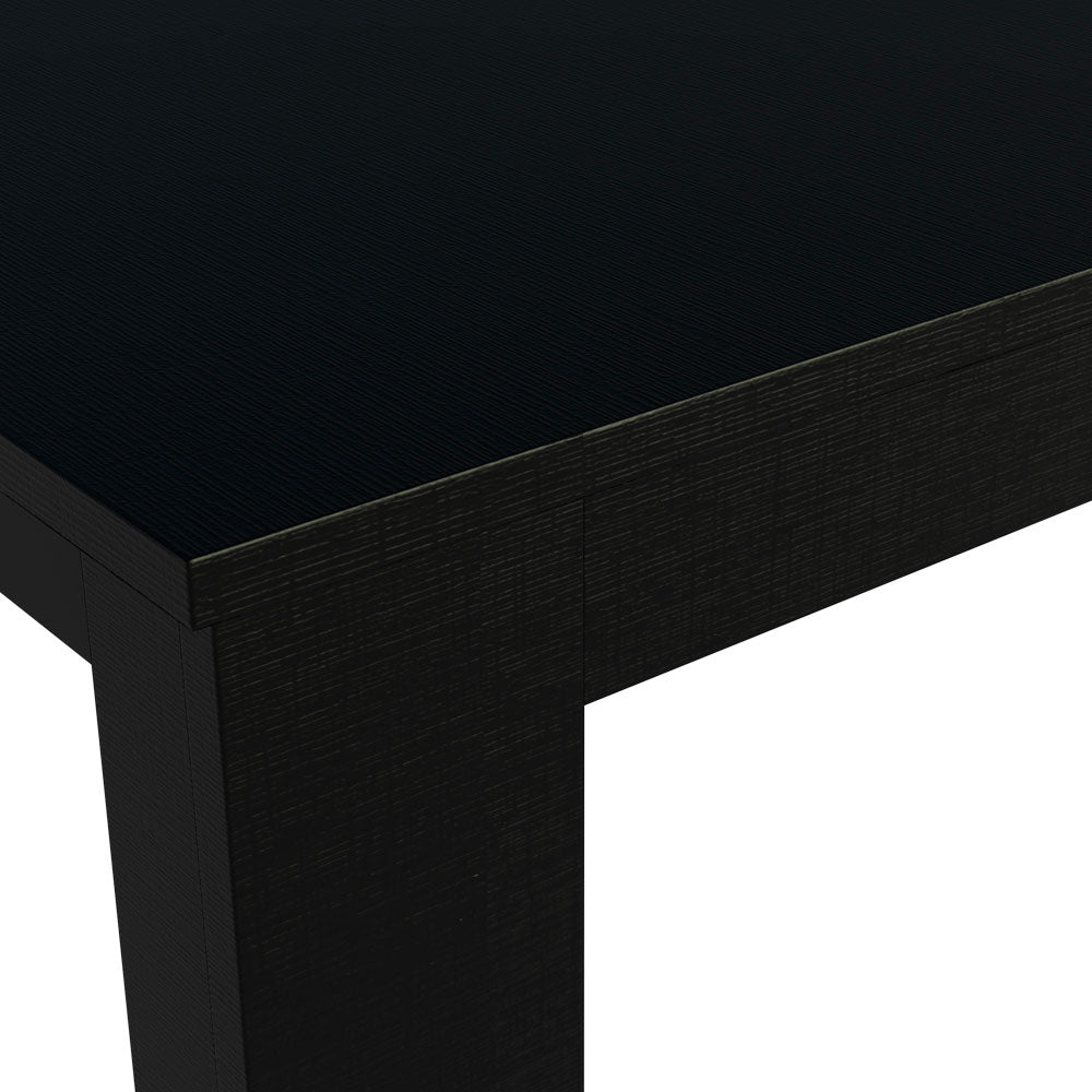 Mesa de Comedor Rectangular 6 Puestos Negro