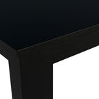Mesa de Comedor Rectangular 6 Puestos Negro