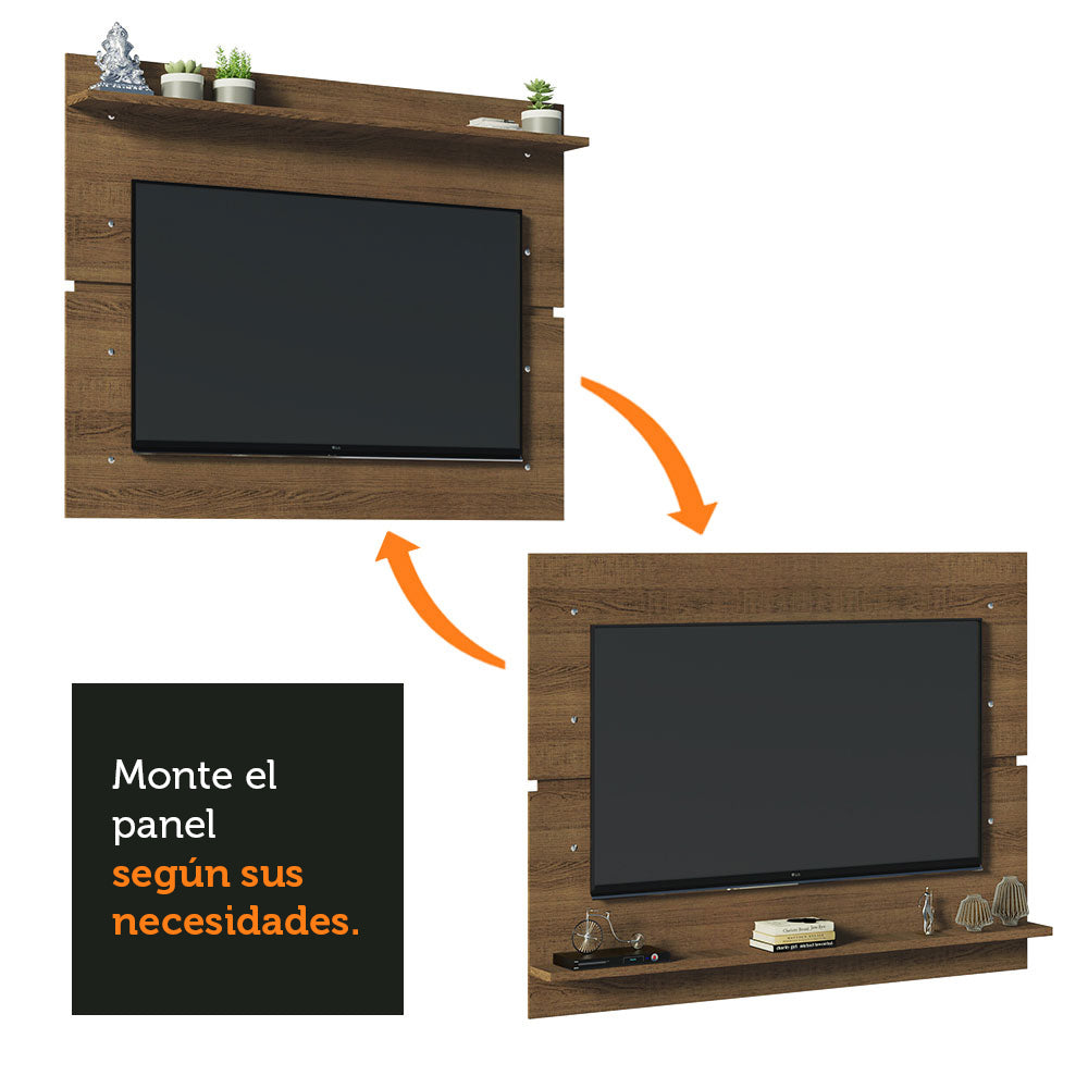 Panel para TV 160 cm Hasta 65 Pulgadas Marrón Madesa