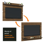 Panel para TV 160 cm Hasta 65 Pulgadas Marrón Madesa