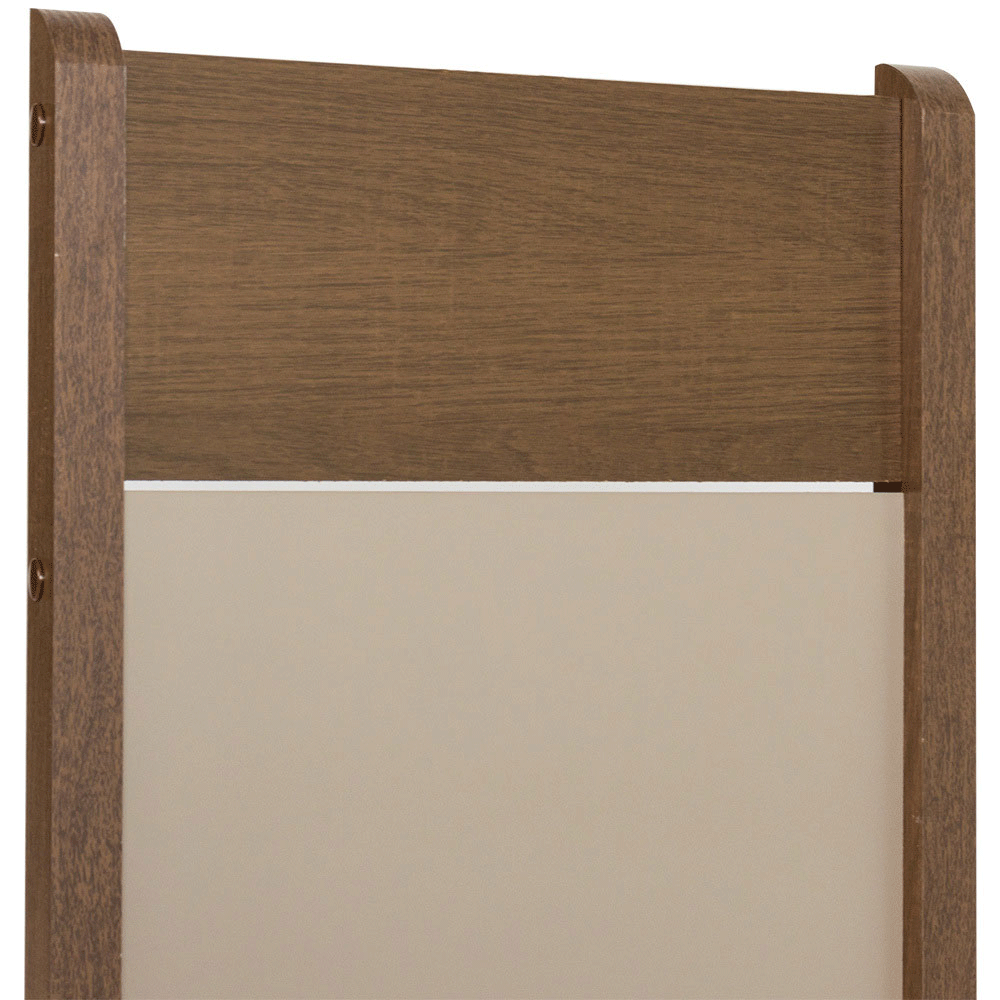 Kit de 4 Sillas de Comedor 4280 Marrón/Crema/Beige Madesa