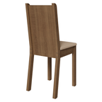 Kit de 4 Sillas de Comedor 4290 Marrón/Beige Madesa