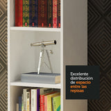 Mueble Estante Librero con 6 Niveles