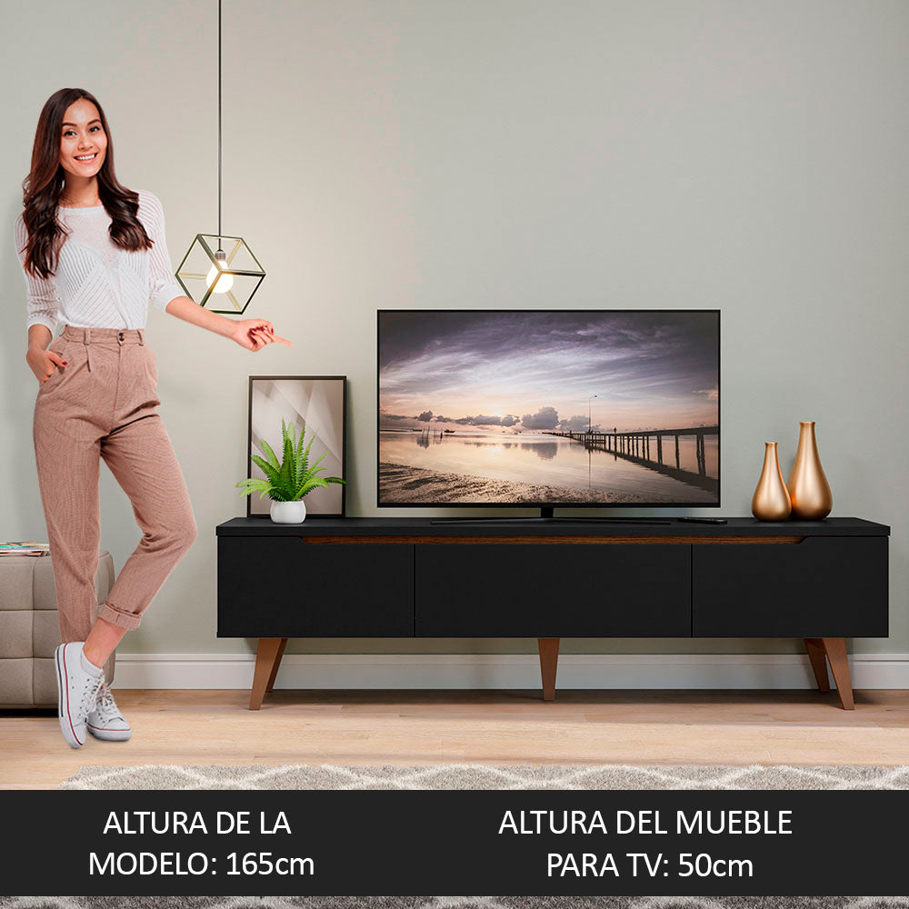 Centro de Entretenimiento Mesa para TV Reims Hasta 75 Pulgadas
