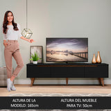 Centro de Entretenimiento Mesa para TV Reims Hasta 75 Pulgadas