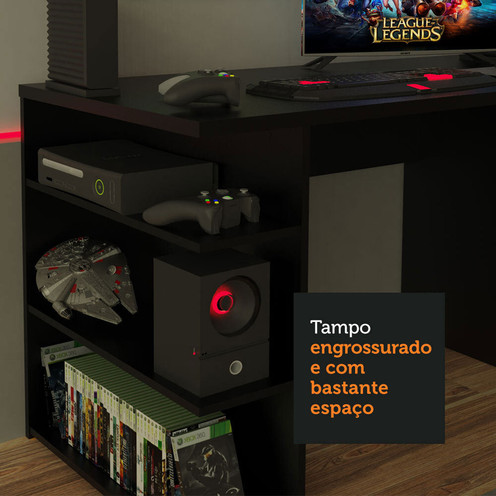 Escritorio Gamer Moderno para PC y Consola